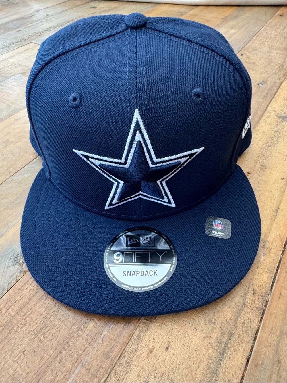 Cowboys blue white star New Era Navy and White 9FIFTY Snapback Hat new NWT